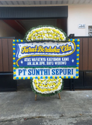 Papan Bunga Duka di Palam