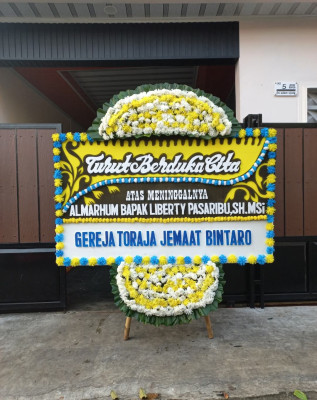 Papan Bunga Duka di Palam